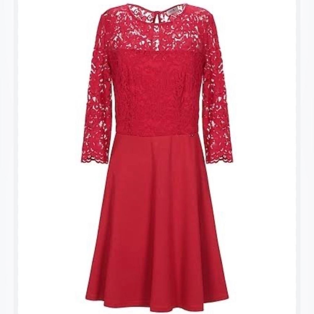 Lii JO MILAN - NWT European Lace Bodice Dress - M/L